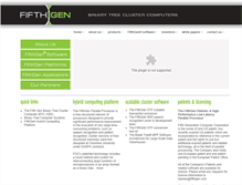 Tablet Screenshot of fifthgen.com